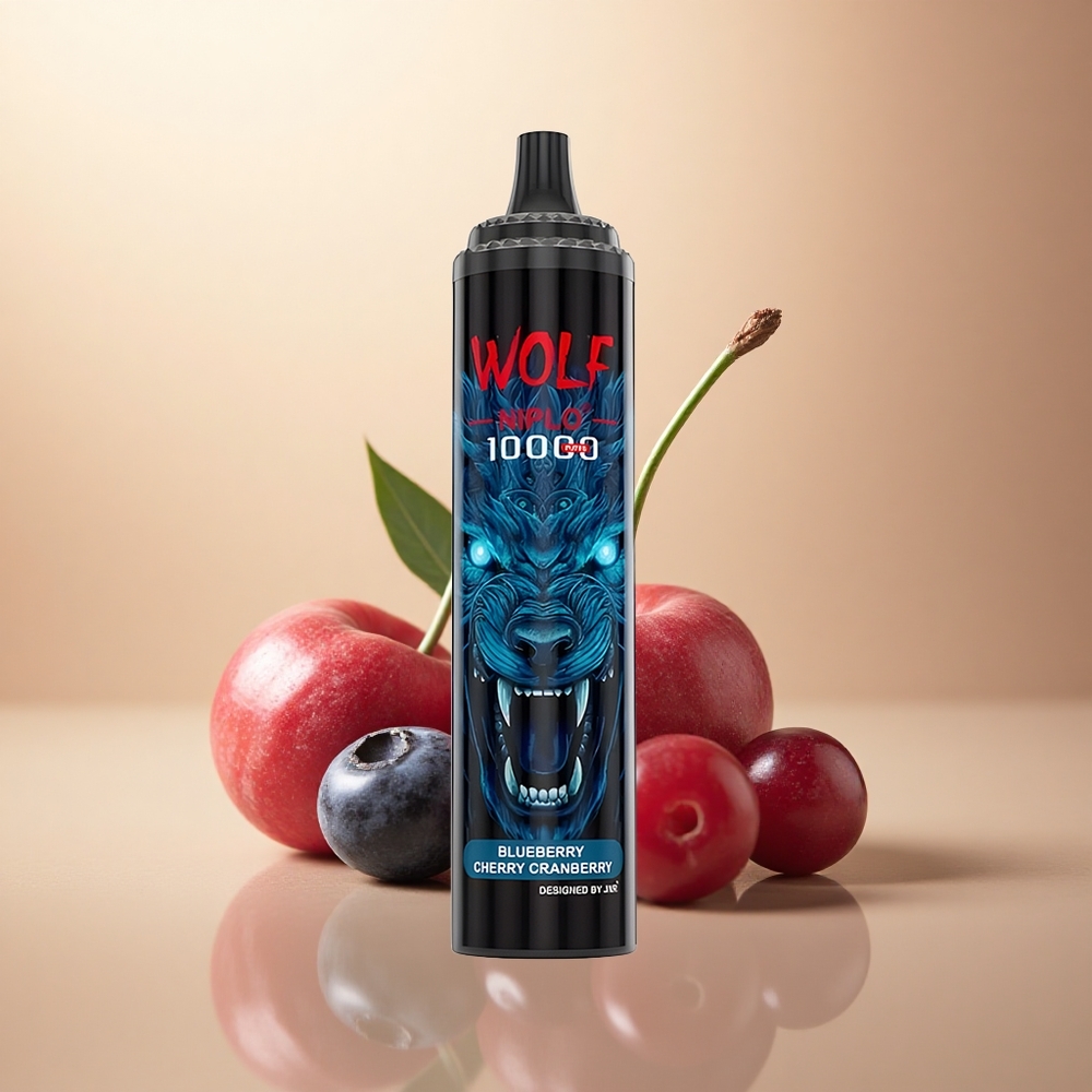 JNR Wolf Niplo 10000 Borůvka Višeň Brusinka 20ml 5% nicotine