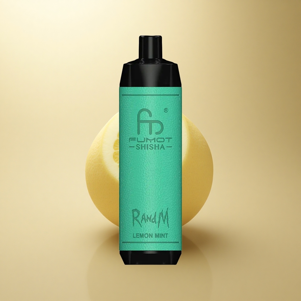RandM Fumot Shisha 10000 Puffs Citrónová Máta s 0,5 % nikotinu a 850 mAh