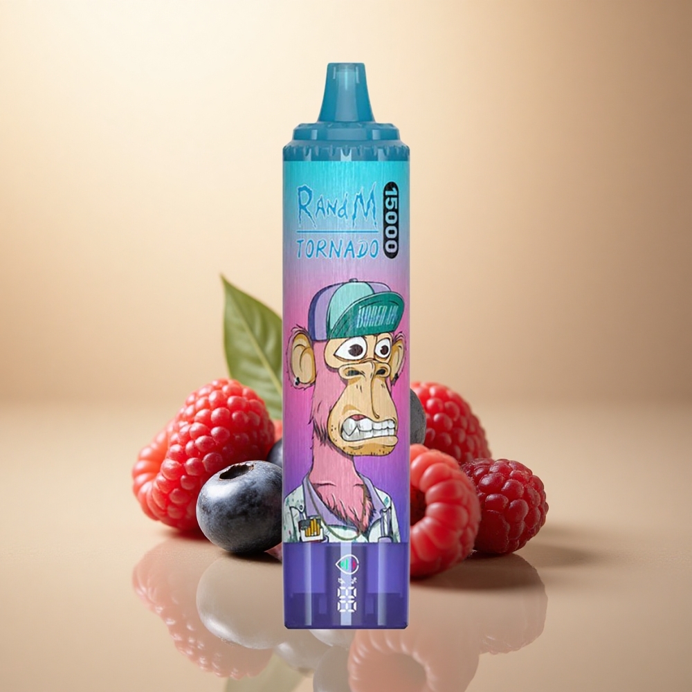 RandM Fumot Tornado 15000 Puffs Borůvka Malina 25ml 850mAh Mesh