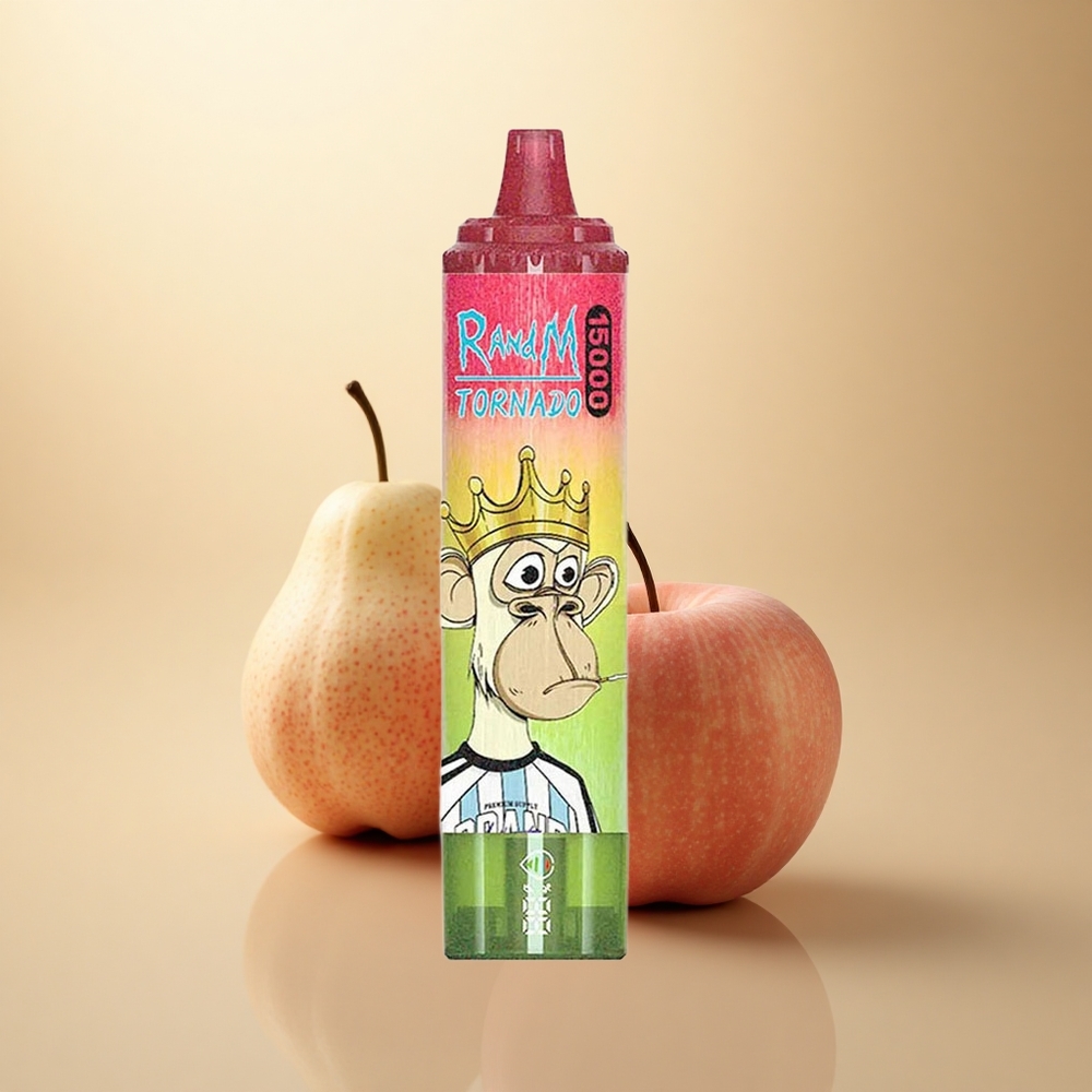 RandM Fumot Tornado 15000 Puffs Jablko Broskev Hruška 25ml 850mAh Mesh