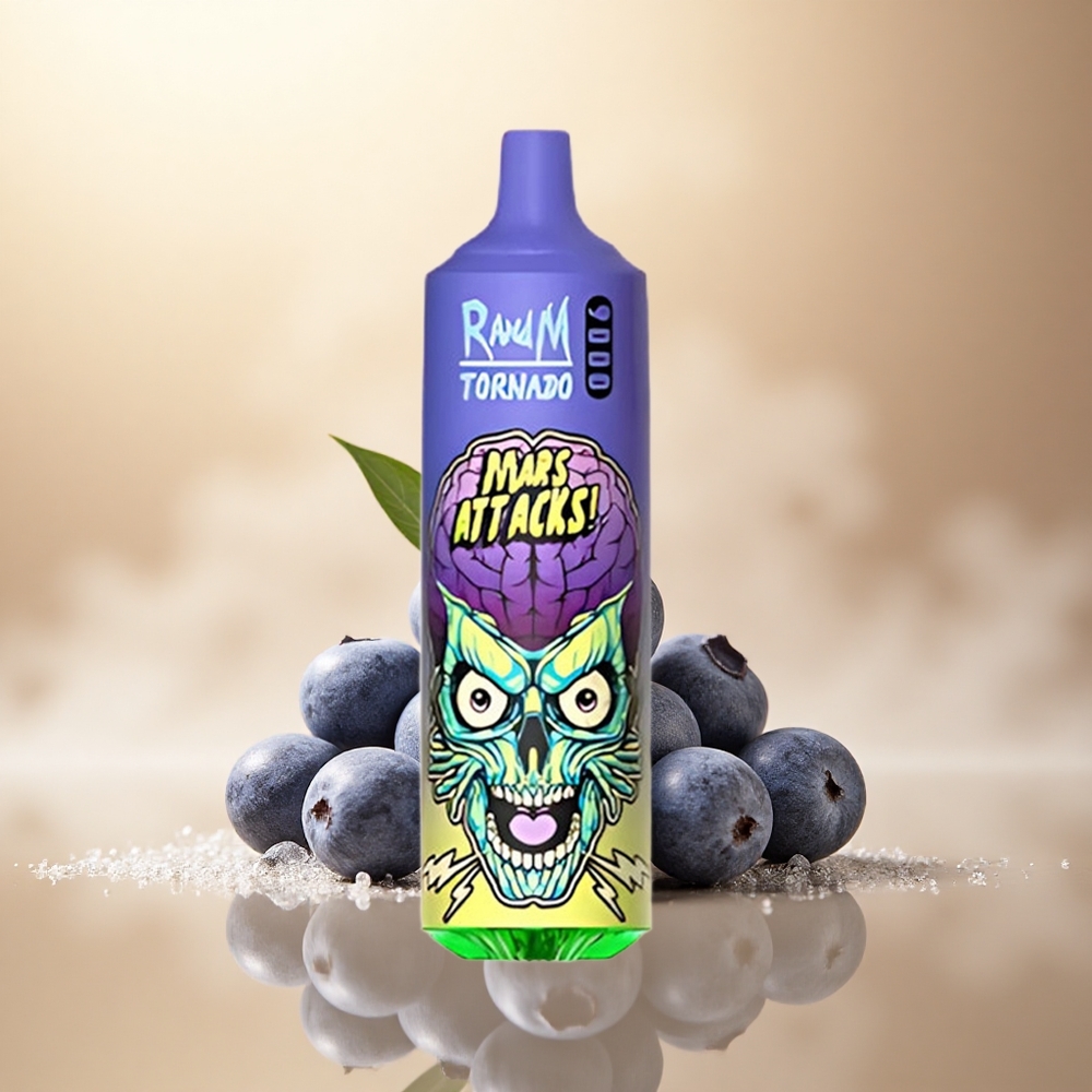 RandM Fumot Tornado 9000 Puffs Borovice Ledová 18 mL 850 mAh Mřížková Cívka