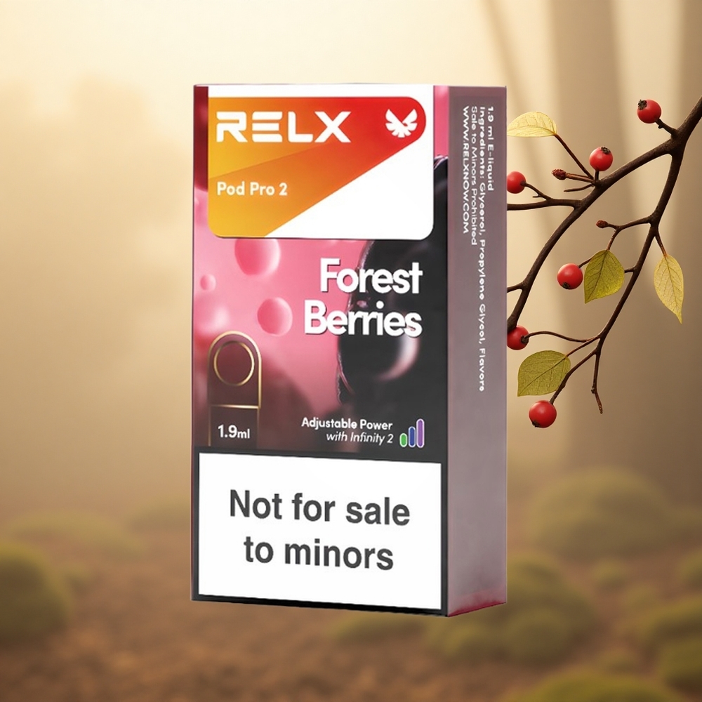 Relx Pod Pro 2 Vape Device Lesní Bobule 0mg/ml / 1,9ml / 2 nebo 3 ks / 5,5W-8W