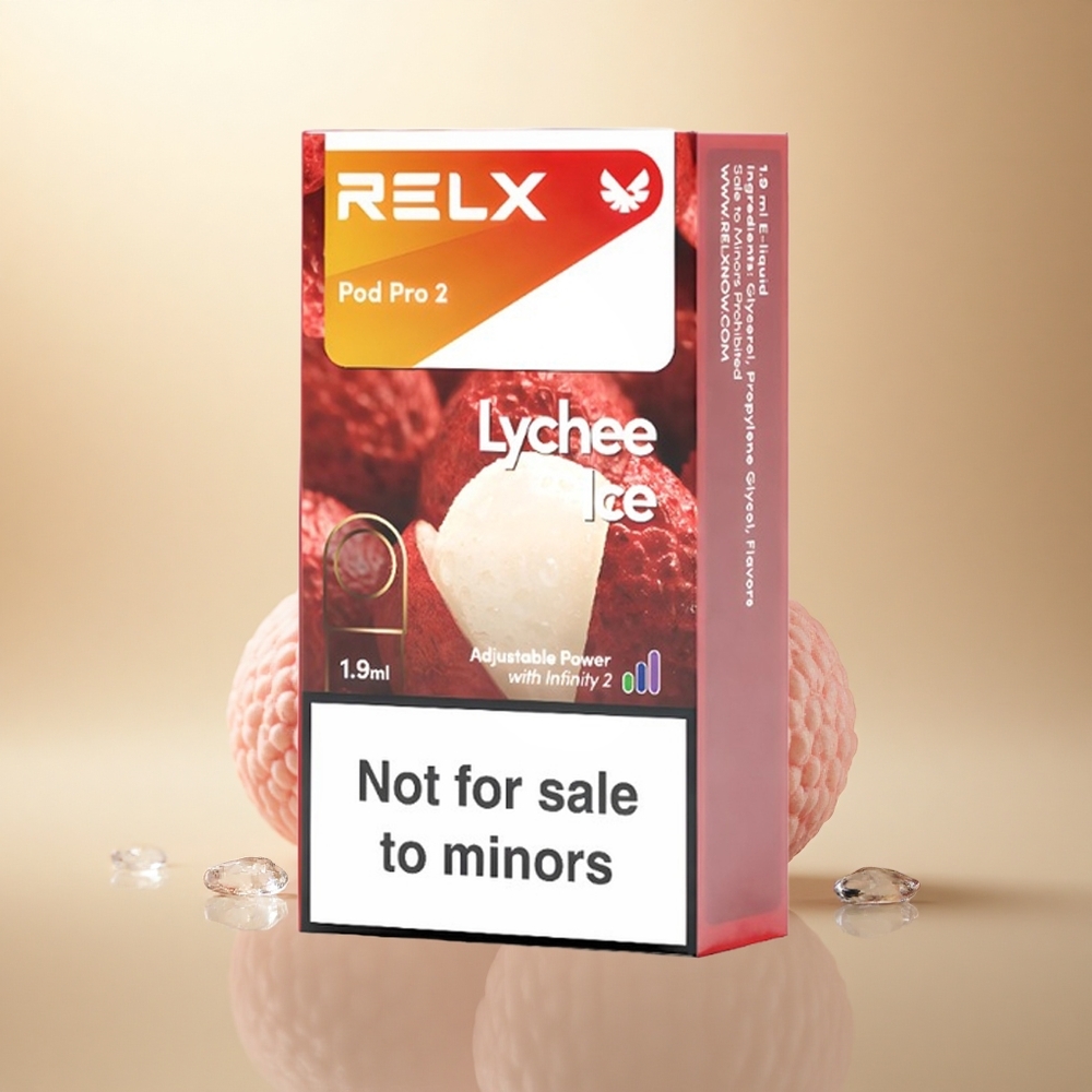 Relx Pod Pro 2 Vape Device Litchi Ledový 0mg/ml 1,9ml 3 režimy (Eco, Smooth, Boost)