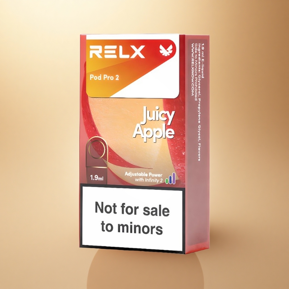 Relx Pod Pro 2 Vape Device Šťavnaté Jablko 0mg/ml / 1,9ml / 3 úrovně výkonu