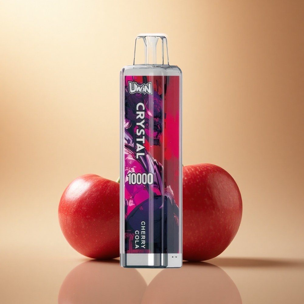 Uwin Crystal 10000 Puffs Višňová Kola RGB s 18ml kapalinou a 650mAh baterií