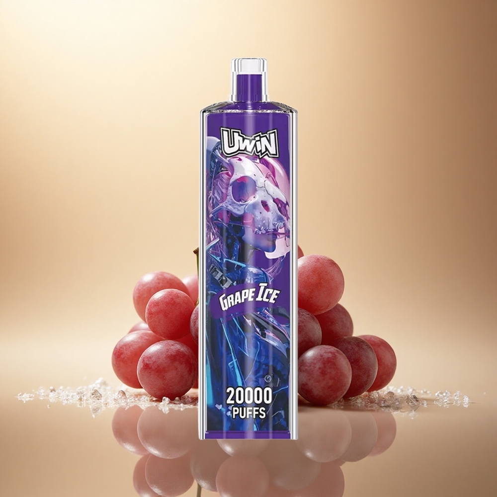 Uwin Shisha Hookah Crystal 20000 Puffs Hroznový Led s 0% nikotinu a 650 mAh