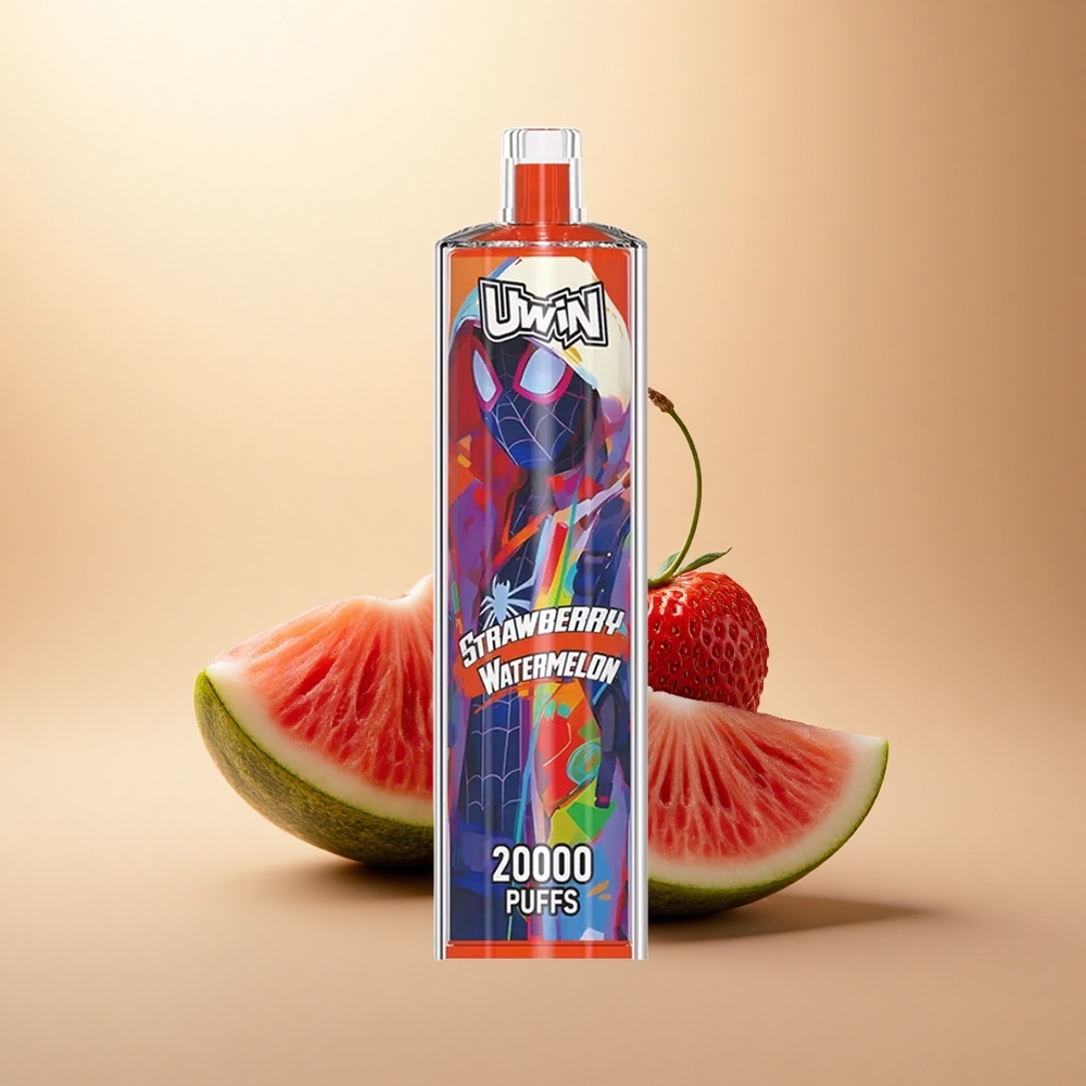 Uwin Shisha Hookah Crystal 20000 Puffs Jahodový Meloun Mesh Coil 650 mAh