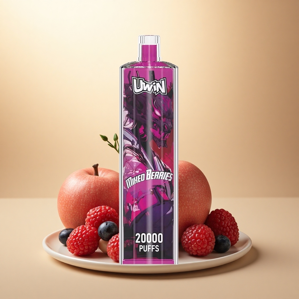 Uwin Shisha Hookah Crystal 20000 Puffs Smíšené Bobule s Nikotinem 5% a 650 mAh